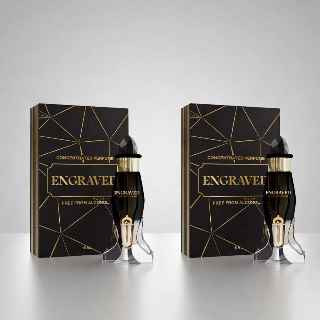Engraved Perfume | Attar Oil | 16ml | (Pack Of Two)