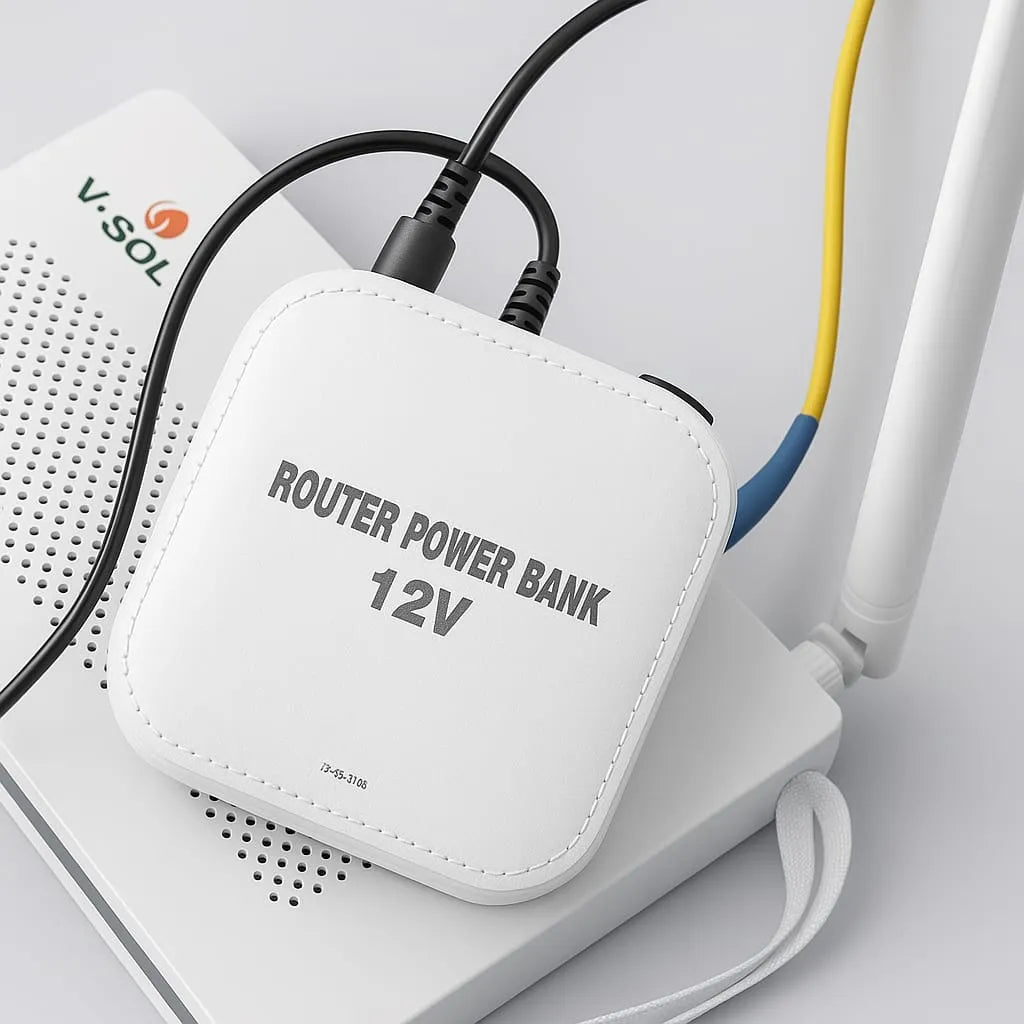 Wifi Device Power Bank -12V Universal Router Power Bank